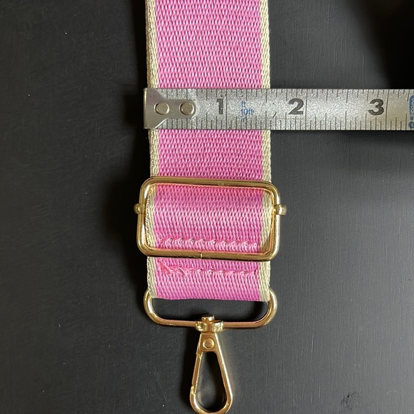 Crossbody Strap, Replacement Handbag Strap, Pink Guitar Strap - Picture 3 of 6